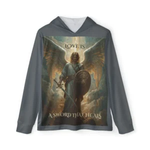 Motivational sports hoodie – Men's Guardian Collection faith athlete training apparel Shielded in Comfort