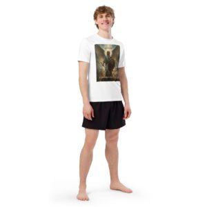 St. Michael rash guard faith warrior UPF shirt