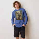 Guardian Hooded Long-Sleeve Tee – “Love Is a Sword That Heals”