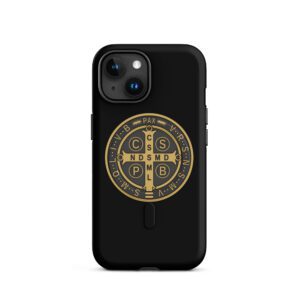 St. Benedict iPhone case Catholic MagSafe tough cover St. Benedict iPhone case Catholic MagSafe tough cover