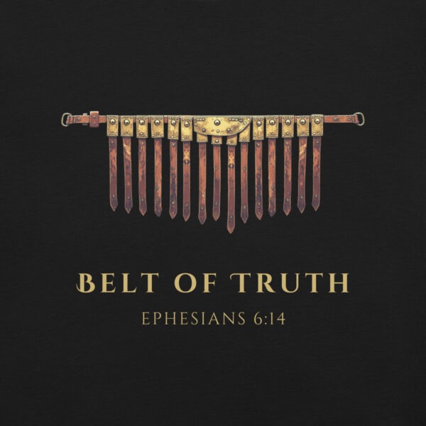 Roman cingulum emblem in antique gold – Belt of Truth – Sean Williams Designs